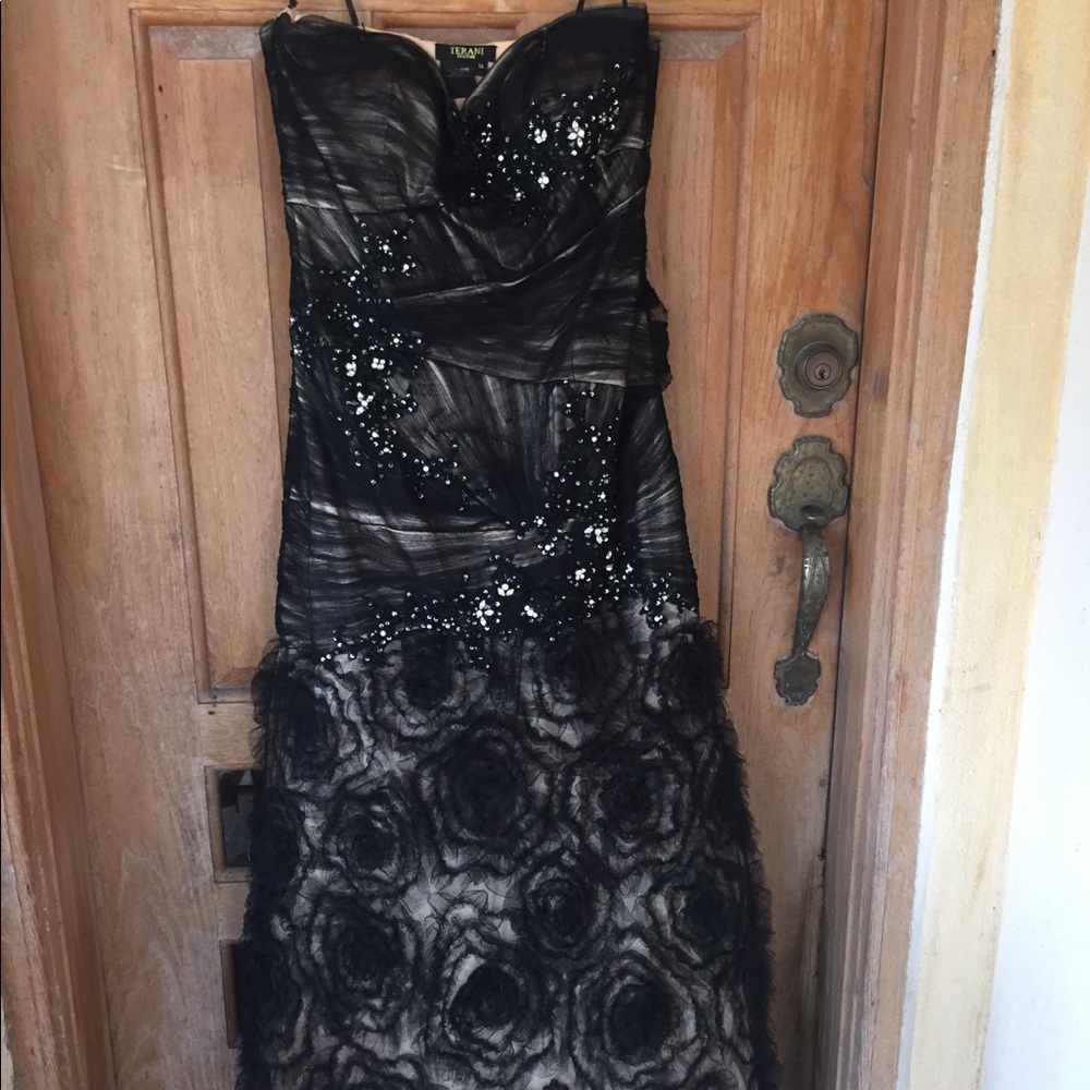 Strapless Terani Couture Dress